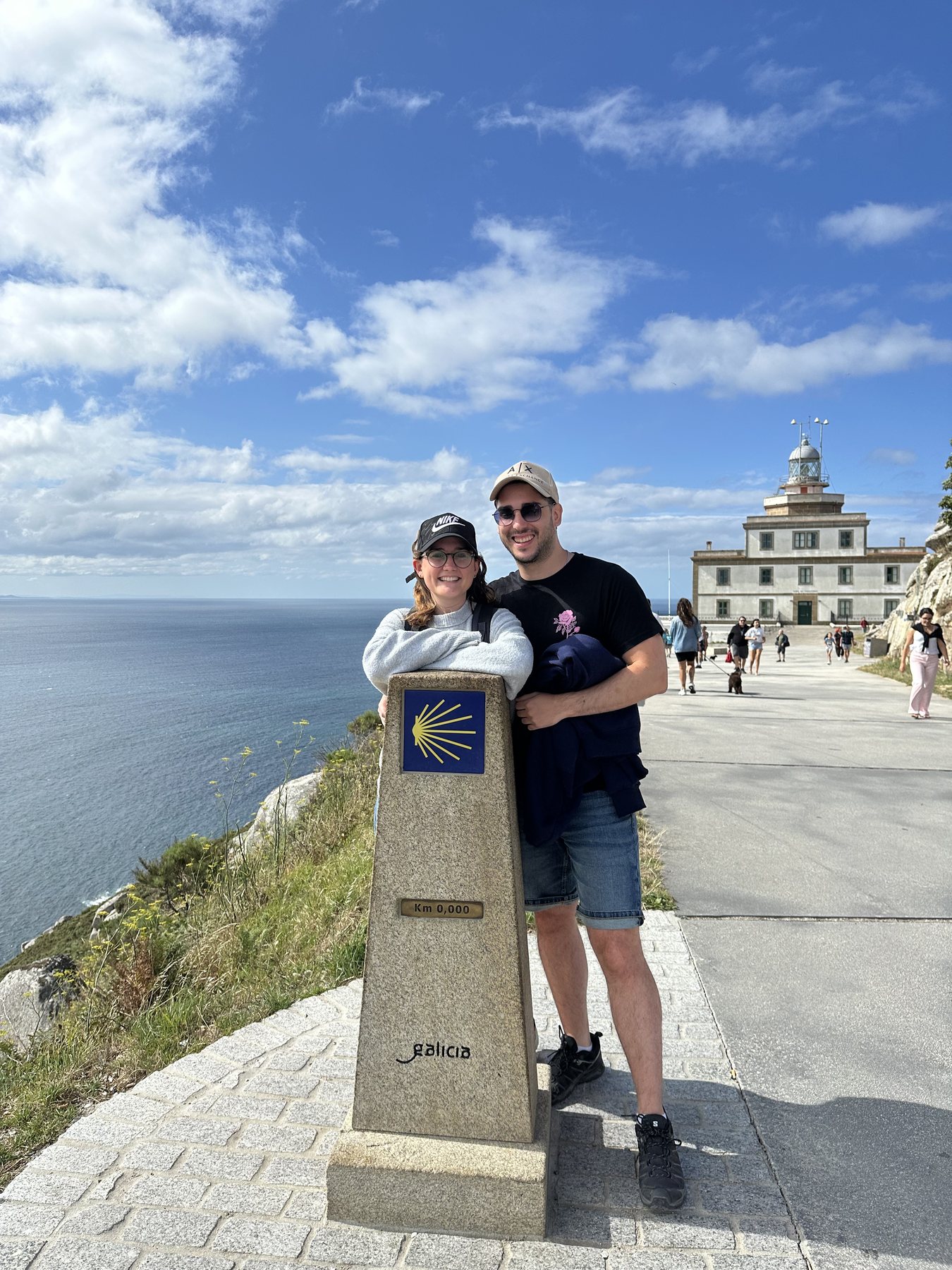 Irene y Javi en el Camino de Santiago en 2025